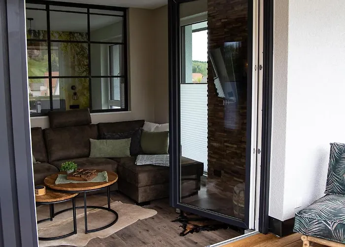 Penthouse Mit Terrasse & Sauna - Wildecker Ferienbutze Апартаменты *